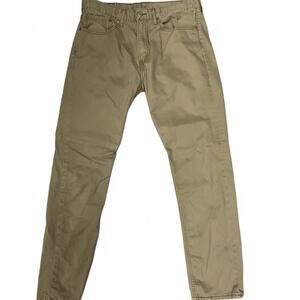 Levis 508 Tapered Fit Tan Khaki Pants